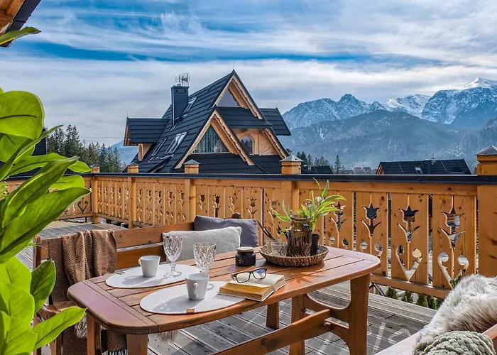 シャレー Tatra View Houses & Spa, Odkryj-Zakopane コシチェリスコ