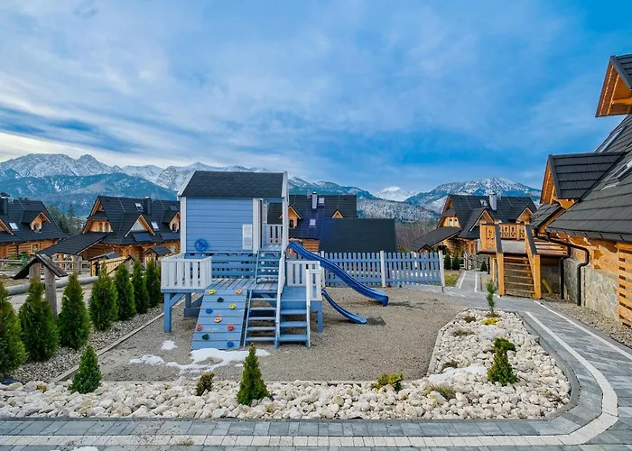 シャレー Tatra View Houses & Spa, Odkryj-Zakopane コシチェリスコ